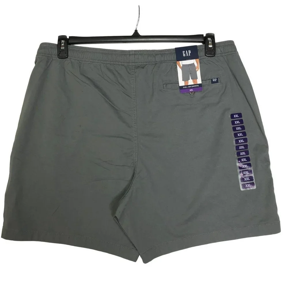 GAP MENS FLAT FRONT PULL ON SHORTS size XXL NEW WITH‎ TAG